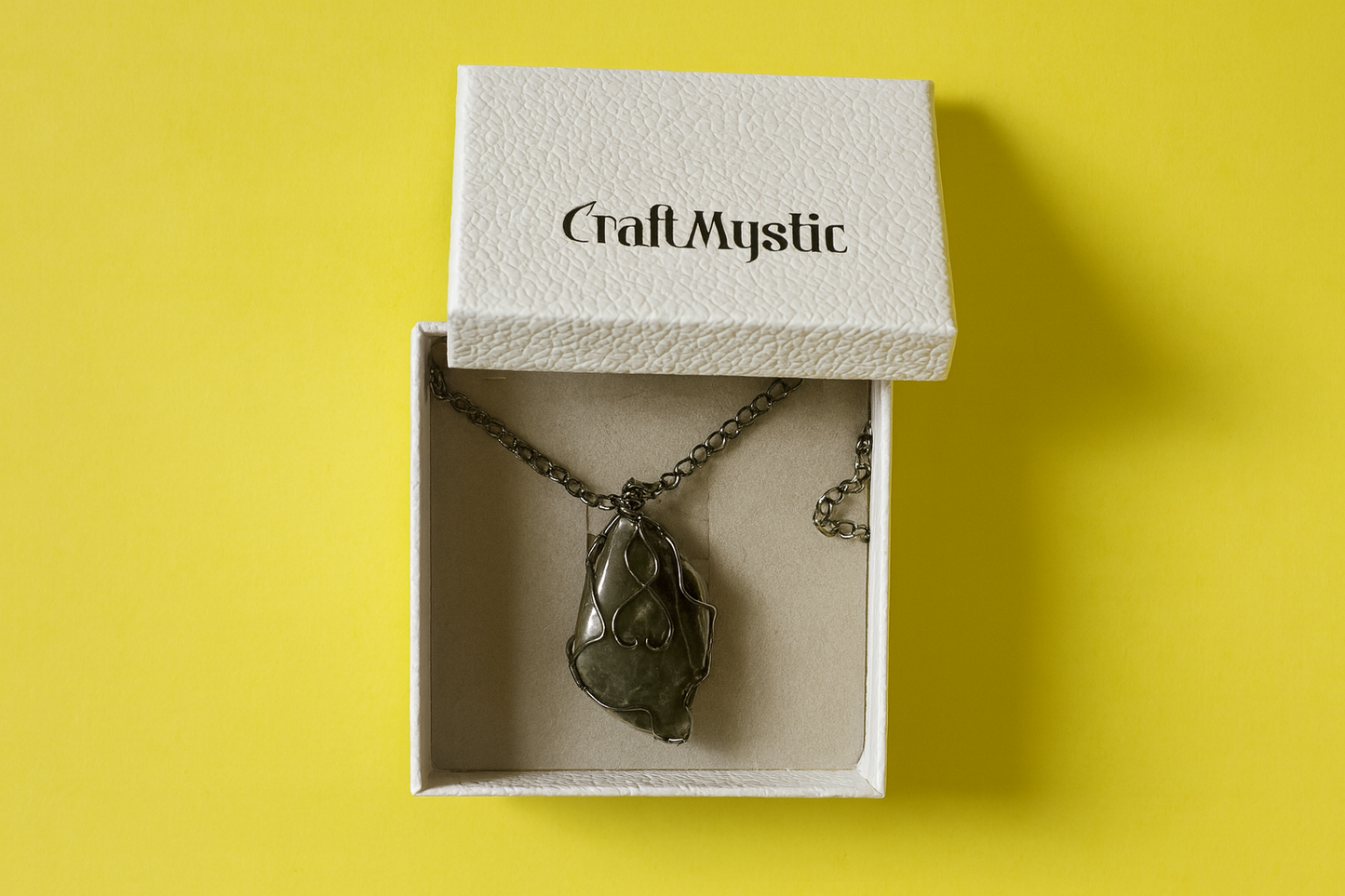 Kette mit Anhänger Labradorit