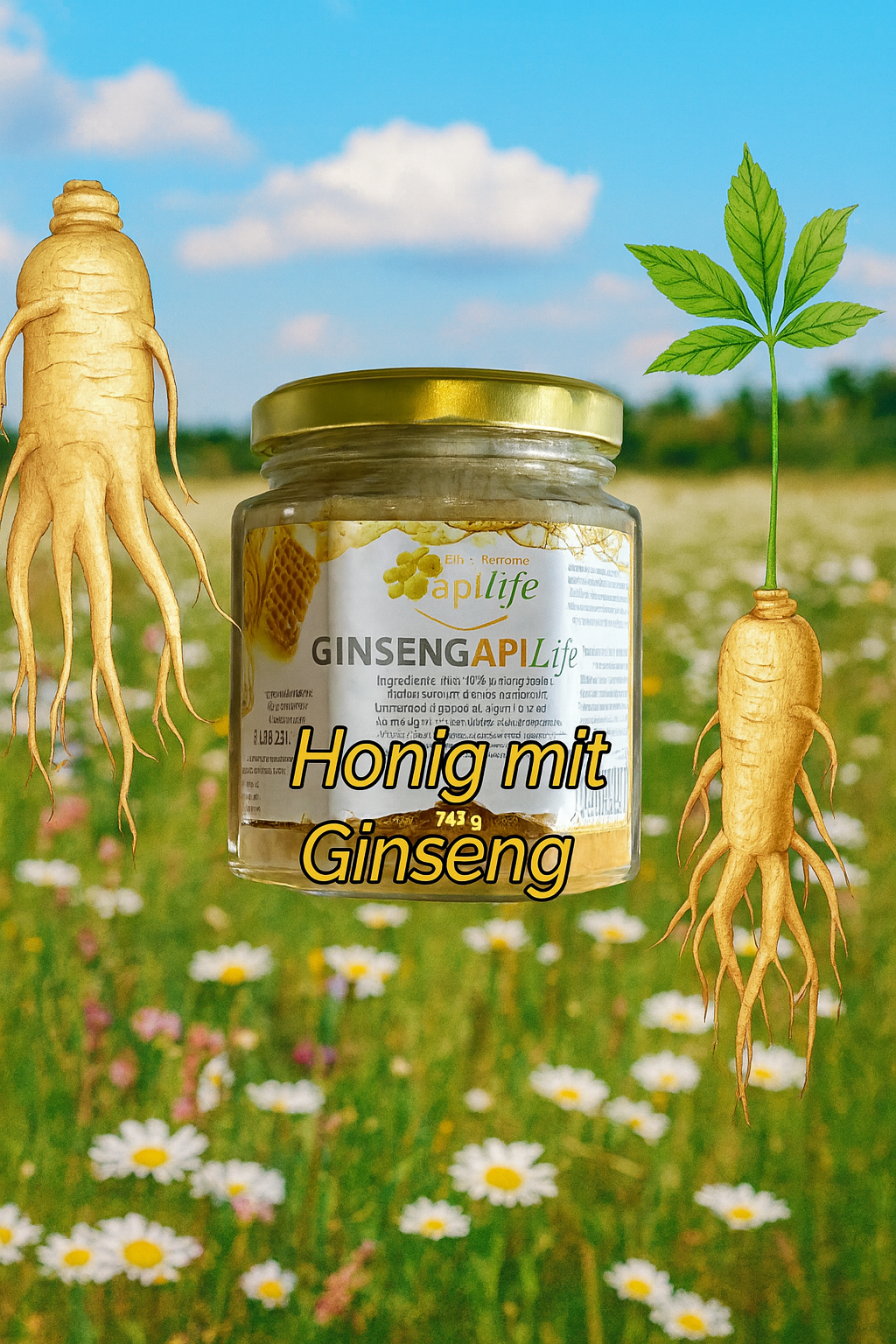 Honig mit Ginseng