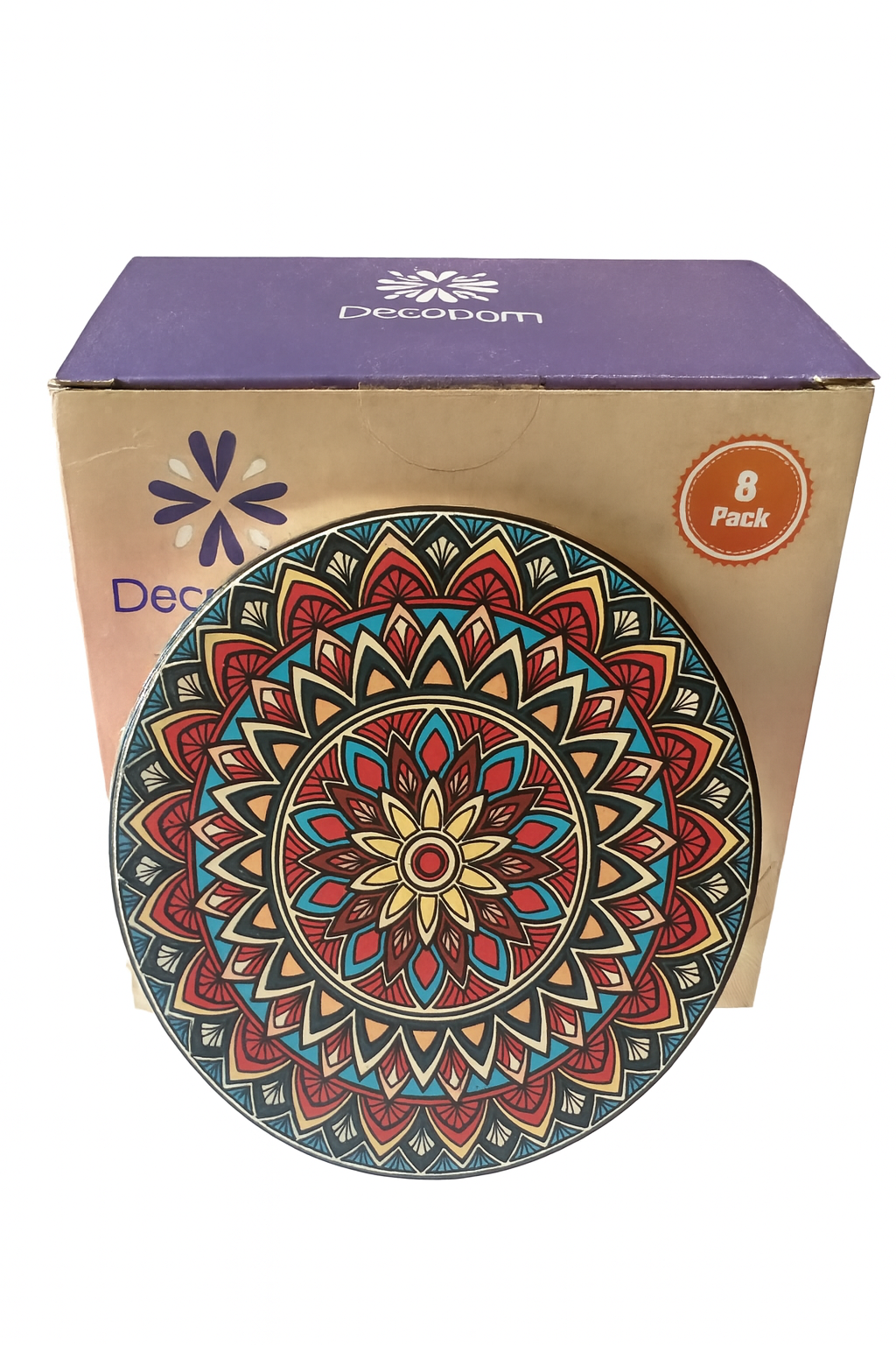 Untersetzer für Becher Set Mandala