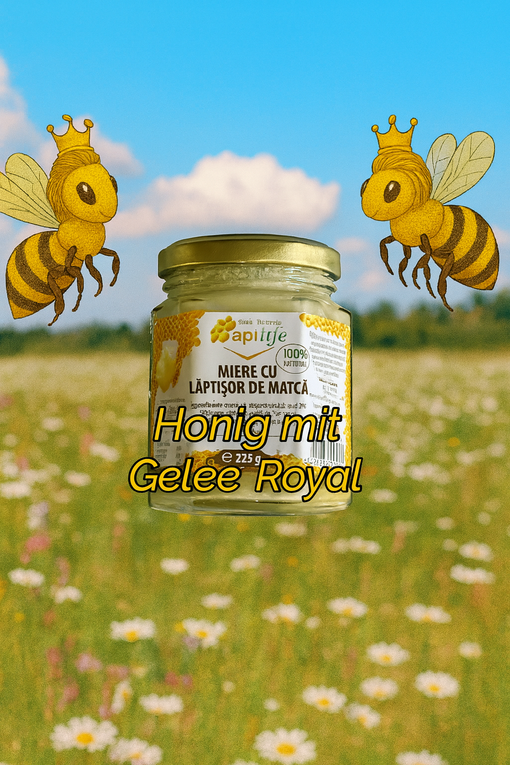 Honig mit Gelee Royal