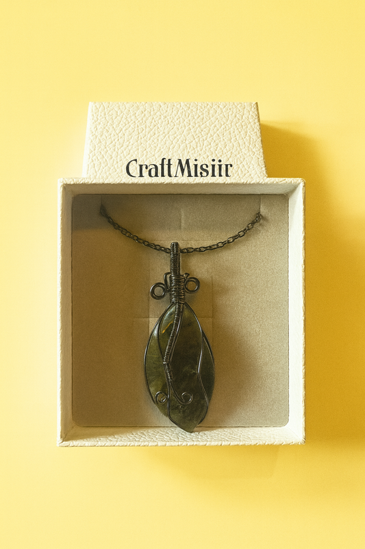 Kette mit Anhänger Labradorit