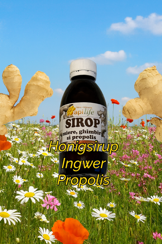 Honigsirup mit Ingwer & Propolis