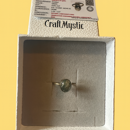 Ring verstellbar Labradorit