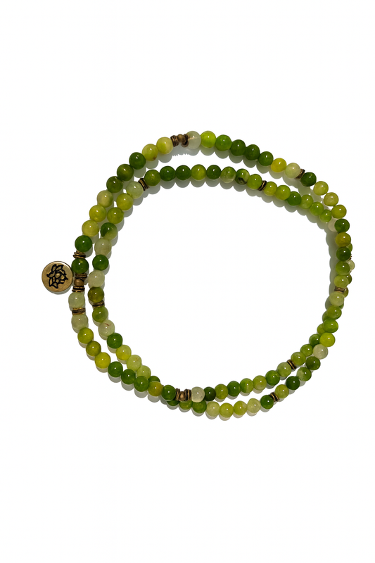 Halskette Mala grüner Achat