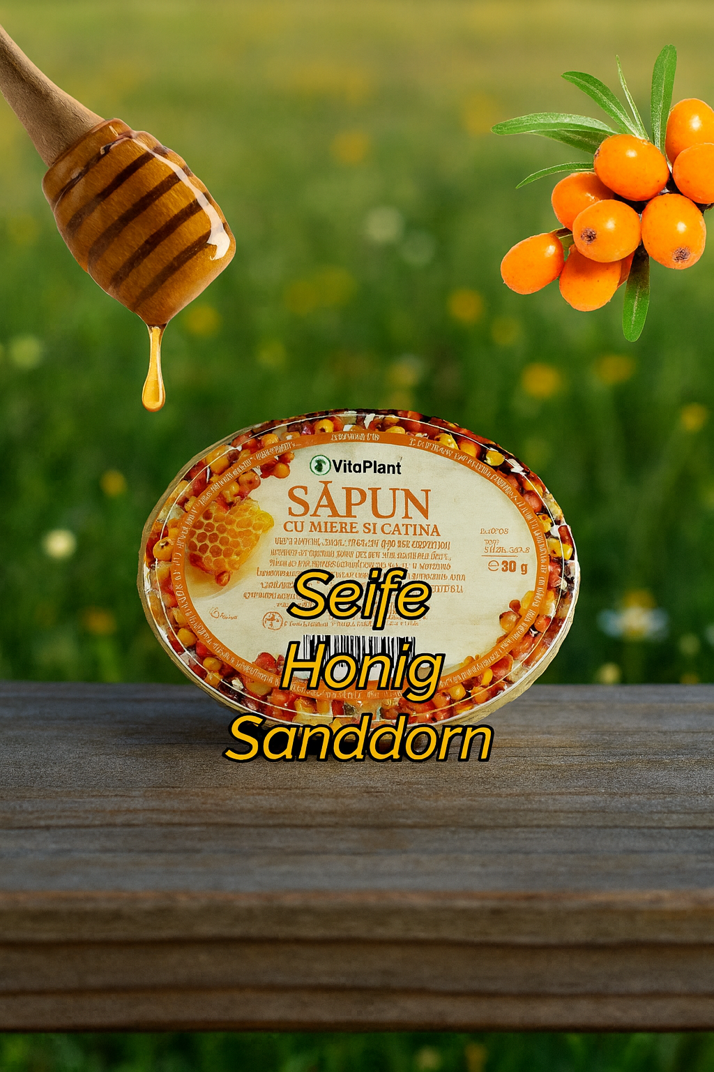 Seife Honig Sanddorn