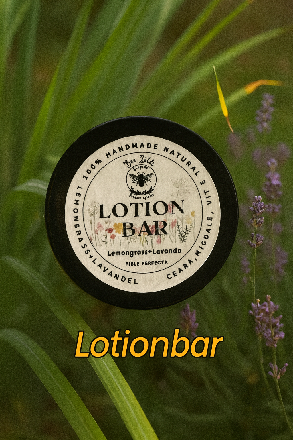 Körperlotion (fest) Lemongras Lavendel