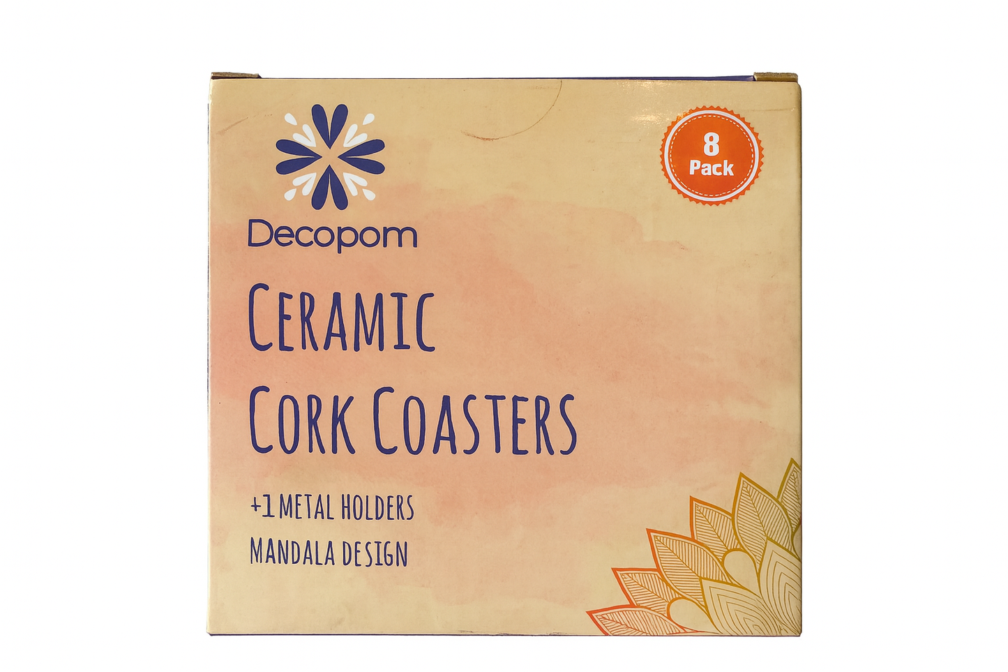 Untersetzer für Becher Set Mandala