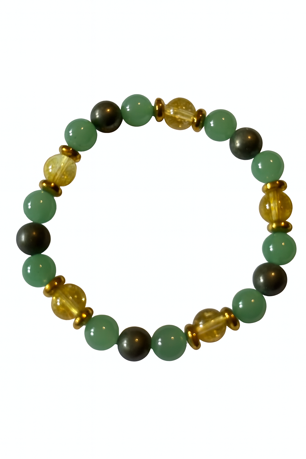 Armband Citrin Pyrit Aventurin