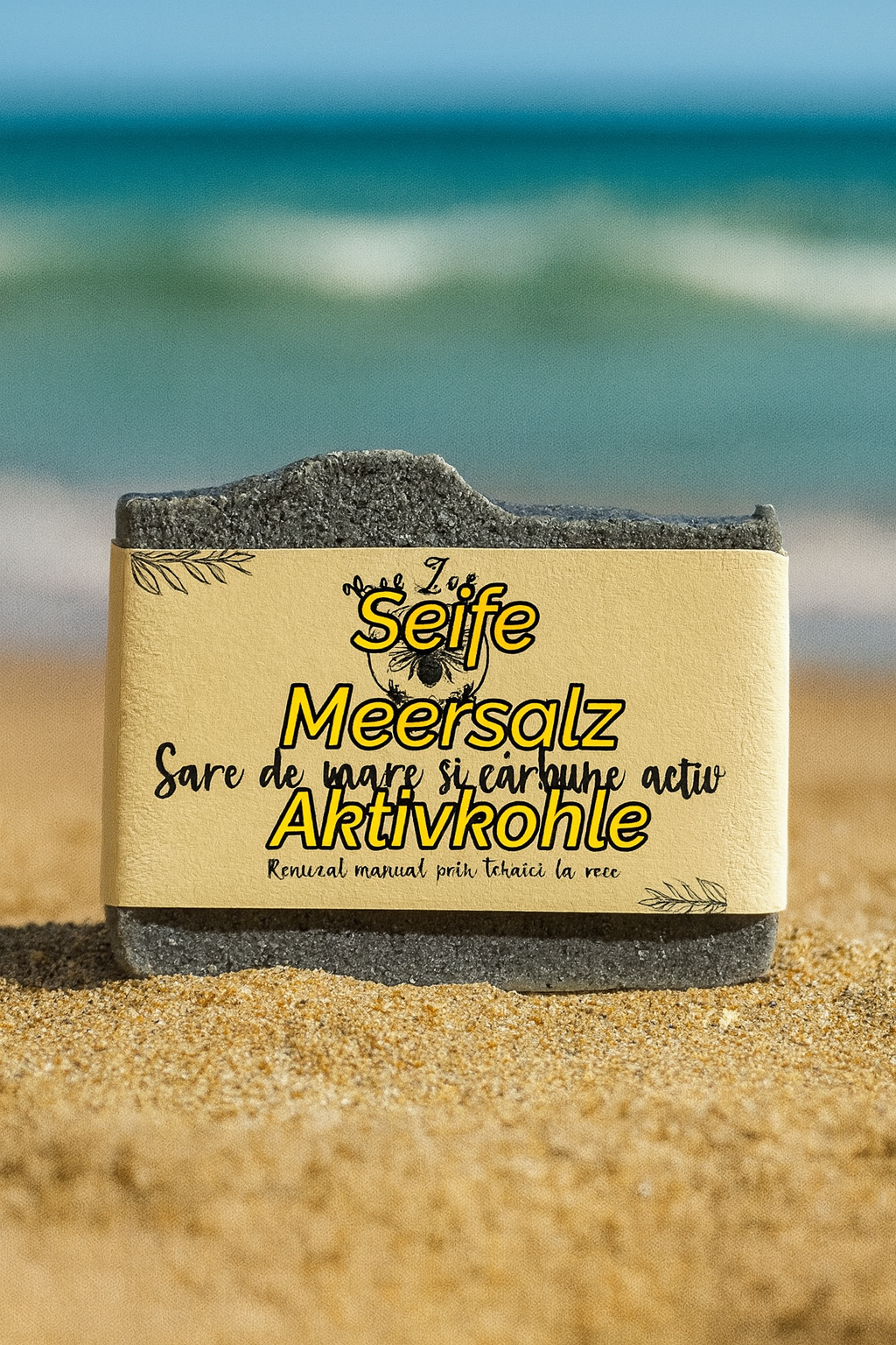 Seife Meersalz Aktivkohle